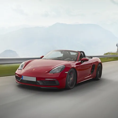 Renting Porsche 718